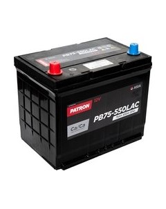 Автомобильный аккумулятор Patron Asia PB75-550LAC Патрон