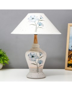 Настольная лампа «Ипомея» 1×15 Вт E14 белый 30×30×35 см Risalux