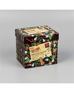 Гирлянда «Нить» 10 м с насадками «Шарики 1.5 см», IP44, тёмная нить, 100 LED, свечение бело-синее, мигание, 220 В Luazon lighting