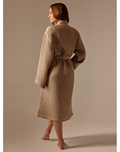 Халат вафельный женский SL HOME: Boho "Саббиа", размер S, 100% хлопок, 280 г/м2 Sima-land home