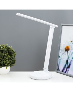 Настольная лампа сенсорная «Ларси» LED 6 Вт USВ белый 28×13.5×33 см Risalux