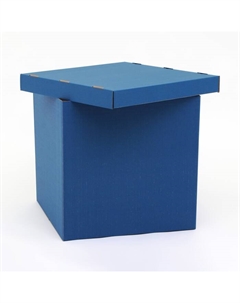 Коробка для воздушных шаров, Синяя 60×60×60 см Upak land