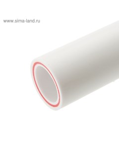 Труба полипропиленовая, армированная стекловолокном, d=32×4.4 мм, SDR=7.4, PN20, 4 м Valfex