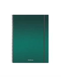 Тетрадь А4 на спирали, 80 листов в клетку, Ice Metallic, пластиковая обложка, МИКС Erichkrause