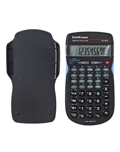Калькулятор научный 10 разрядов ErichKrause SC-920, чёрный, рекомендован для ОГЭ и ЕГЭ Erichkrause