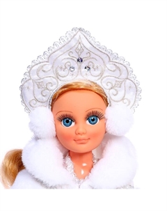 Кукла «Анастасия Снегурочка» со звуковым устройством, 42 см Весна-киров