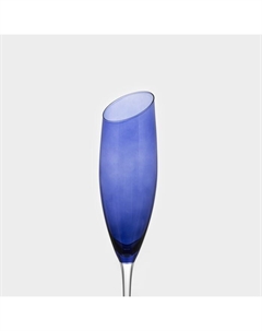 Бокал для шампанского «Иллюзия», 160 мл, 5.5×27.5 см, стекло, синий Magistro