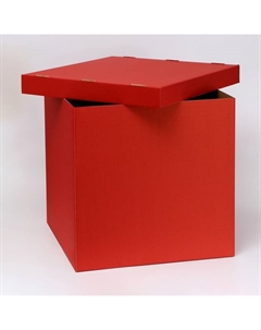 Коробка для воздушных шаров, Красная, 60 х 60 х 60 см Upak land