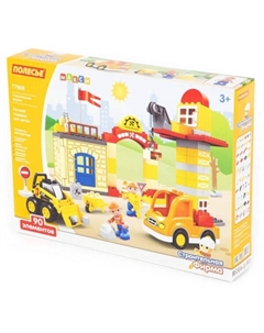 Конструктор "Макси" - "Строительная фирма" (90 элементов) 77608 Полесье