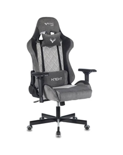 Кресло игровое VIKING 7 KNIGHT Fabric (серый Loft) Zombie
