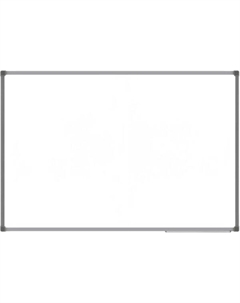 Доска магнитно-маркерная 100x150см лак белый алюминиевая рама Silwerhof