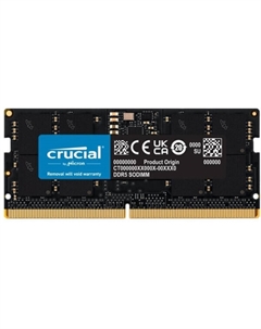 Оперативная память 16ГБ DDR5 SODIMM 4800 МГц CT16G48C40S5 Crucial