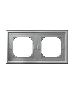 Рамка ArtGallery 2-местная алюминий GAL440302 Systeme electric
