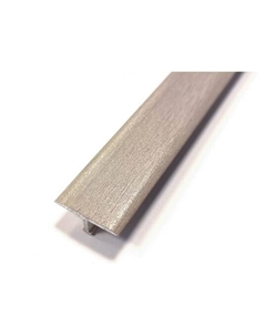 Порог алюминиевый Т-образный гибкий 20ммх1,8м дуб дымчатый Domoletti
