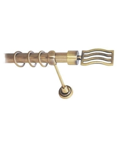 Карниз для штор LmDecor 25мм 1р гладкий 4,0м АНТИК /Стайл 165 Lm decor