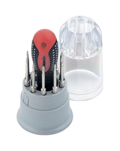 Отвертка для точных работ 11582 Fusion с насадками 11шт Matrix