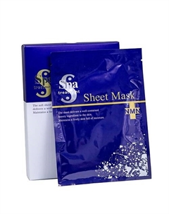 Антивозрастная маска для увлажнения с NMN и пептидами NMN Sheet Mask 84 Spa treatment