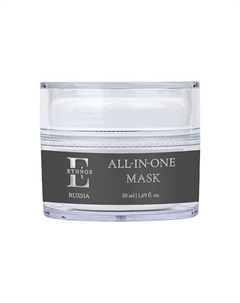 Маска для лица с церамидами и белой глиной 50 Ethnos