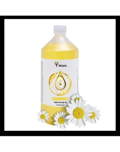 Массажное масло для тела «Ромашка», натуральное 1000 Verana by hands of nature