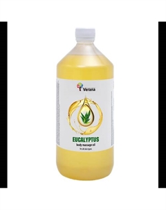 Массажное масло для тела «Эвкалипт», натуральное 1000 Verana by hands of nature