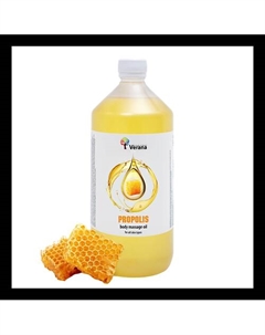 Массажное масло для тела «Прополис», натуральное 1000 Verana by hands of nature