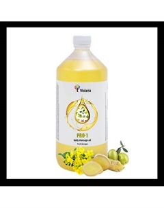 Массажное масло для тела «PRO-1», натуральное 1000 Verana by hands of nature