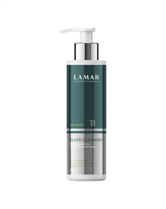 Очищающий гель для проблемной кожи SILVER CLEANSER 200 Lamar professional