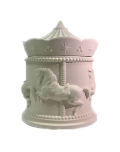 Свеча ароматическая карусель Хлопок 100 Тепло pro for your home with love...