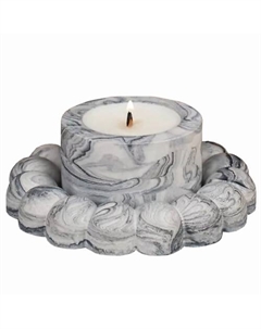 Подарочный набор ароматическая свеча на подставке из гипса аромат Пекарня She style