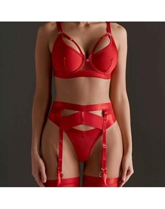 Комплект нижнего белья с поясом и подвязками-гартерами Allusar