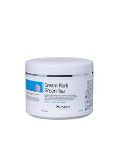 Кремовая маска для лица с экстрактом зелёного чая 500 Skindom
