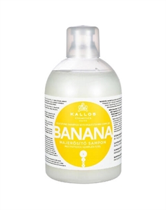 Шампунь Banana укрепляющий с мультивитаминным комплексом и экстрактом банана 1000 Kallos cosmetics