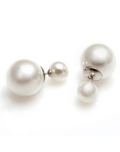 Серьги-пусеты с жемчугом Shine & beauty