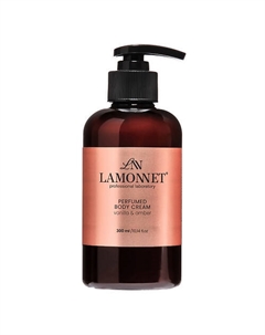 Крем для тела парфюмированный, увлажняющий и питательный. Ваниль и амбра 300 Lamonnet