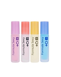 Набор парфюмерных масел для тела с феромонами №4, №9, №8, №1 32 Formula sexy