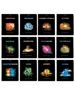 Тетради предметные комплект SHADE Brauberg