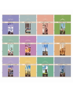 Тетради предметные комплект DELIGHT Brauberg