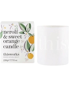 Ароматическая свеча Neroli & Sweet Orange С маслами нероли и сладкого апельсина 220 This works