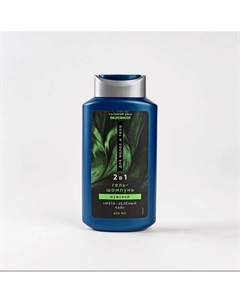 Гель-шампунь для волос и тела 2в1 мужской «Мята-зеленый чай» 400 Вкусвилл