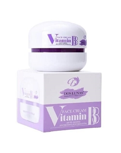 Крем для лица Витамин B3, глубокое увлажнение кожи с витаминами 50 Dos lunas