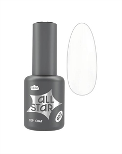 Топ для ногтей глянцевый без липкого слоя, TOP NO WIPE 18 All star professional