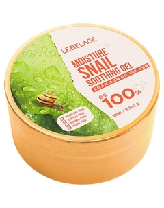 Увлажняющий успокаивающий гель с муцином улитки 300 Lebelage
