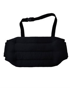 Автомобильная подушка для сидения под поясницу "Дальнобойщик-Люкс" с лузгой гречихи Smart textile