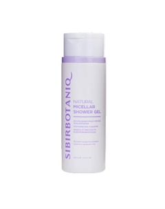 Мицеллярный гель для душа с экстрактом родиолы розовой, граната и маслом карите 200 Sibirbotaniq