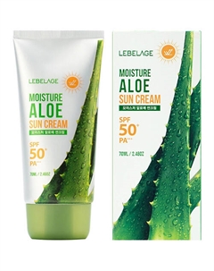 Солнцезащитный увлажняющий крем с экстрактом алоэ 70 Lebelage