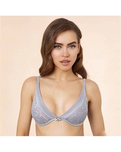 Бюстгальтер женский, кружевной, с мягкими чашками, на косточках, бретели регулируемые Luce del sole