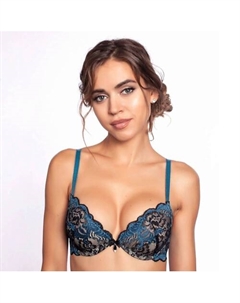 Бюстгальтер пуш ап, кружевной, с формованными чашками на косточках Luce del sole