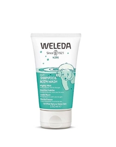 Детский шампунь и гель для душа с ароматом мяты Kids 2-in-1 Shower & Shampoo 150.0 Weleda
