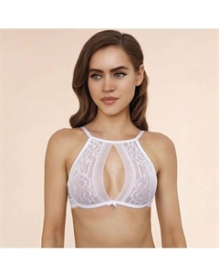 Бюстгальтер бралетт женский, кружевной, с мягкими чашками на косточках Luce del sole