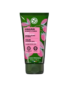 Маска блеск и стойкость цвета с малиновым уксусом – Для окрашенных и тусклых волос 200 Yves rocher